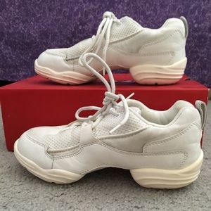White Capezio Dance Sneakers